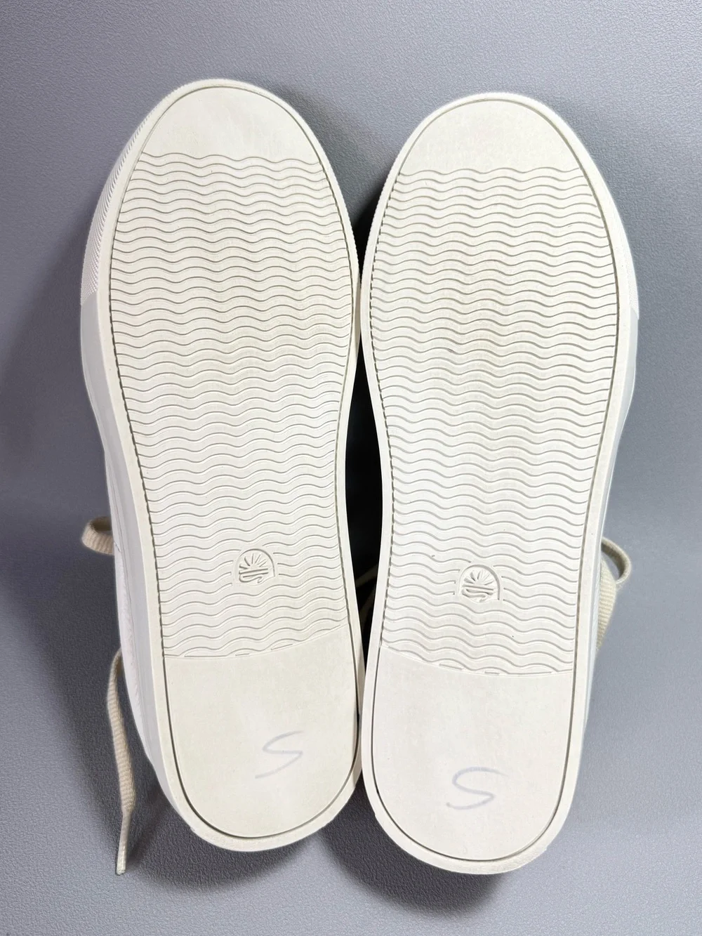 Soludos Ibiza White Leather Casual Lace-Up Platform Sneakers